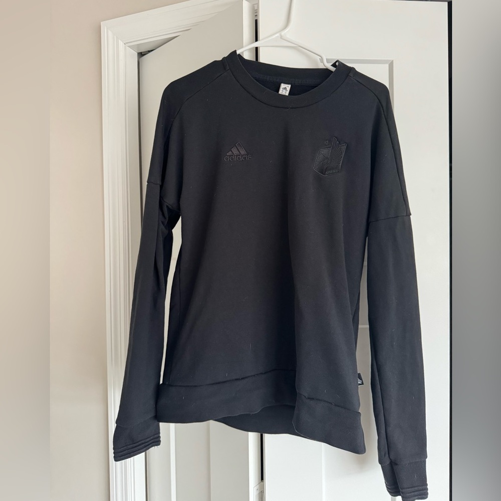 Adidas x Minnesota United FC Soccer Crewneck Size Medium Black
